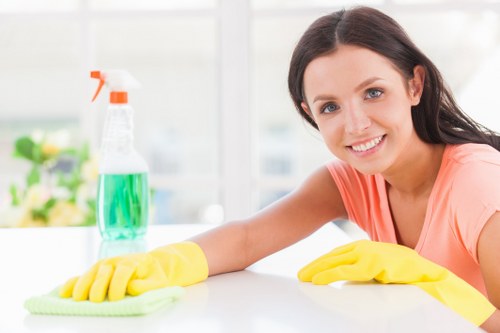 Professional carpets cleaner in Wimbledon restoring a fresh home carpet