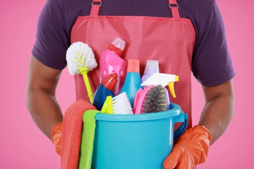 Home cleaners in Wimbledon providing domestic cleaning in a modern living room