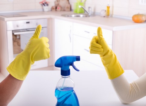 Professional cleaners in Wimbledon providing careful home cleaning service
