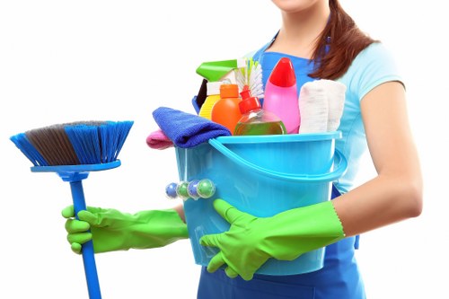 Sustainable cleaning team in Wimbledon planning recycling and reuse