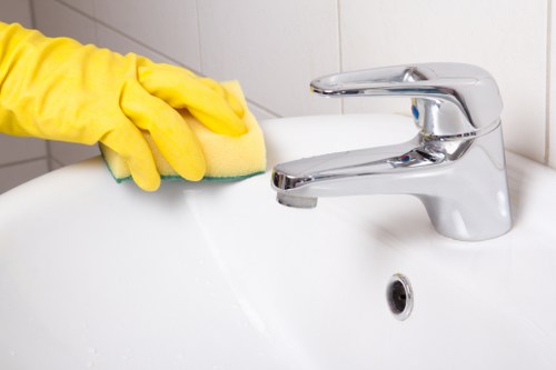 Domestic cleaning service in Wimbledon improving a family bathroom